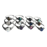 Folium Sodalite Silver Ring