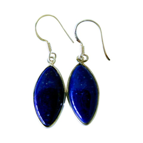 Royal Lapis Lazuli Silver Earrings