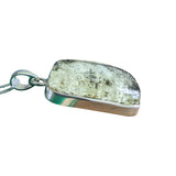 Yainitar Green Amber Silver Pendant and Chain