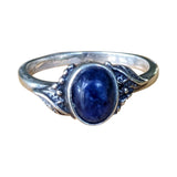 Folium Sodalite Silver Ring