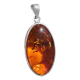 Comniacum Amber Silver Pendant and Chain
