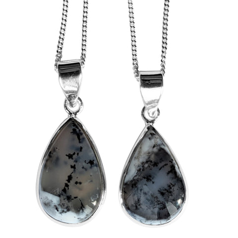 Pellinor Merlinite Silver Pendant and Chain