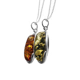 Asali Amber Pendant and Chain
