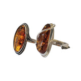 Hachi Amber Silver Ring