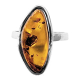 Izzo Amber Silver Ring
