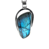 Mionetti Labradorite Silver Pendant and Chain