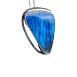 Yonaka Labradorite Silver Pendant and Chain