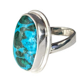 Huri Azurmalachite Silver Ring