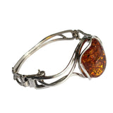 Calvados Amber Silver Bangle