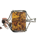 Kipaji Amber Silver Bangle