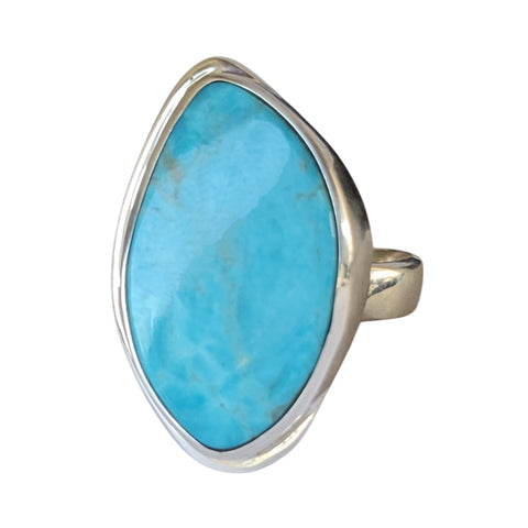Takiozu Turquoise Silver Ring