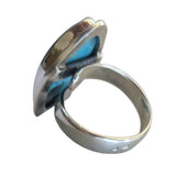Takiozu Turquoise Silver Ring
