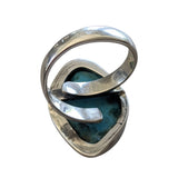 Takiozu Turquoise Silver Ring