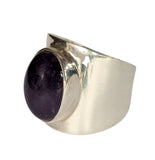 Regalis Amethyst Silver Ring
