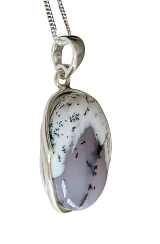 Tintagel Merlinite Silver Pendant and Chain