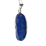 Mezanotte Lapis Lazuli Silver Pendant and Chain