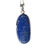 Mezanotte Lapis Lazuli Silver Pendant and Chain
