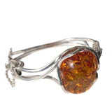 Calvados Amber Silver Bangle