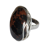 Mahogany Obsidian Ring