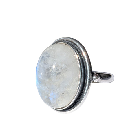 Mizu Aquamarine Silver Ring