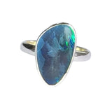 Koori Opal Silver Ring