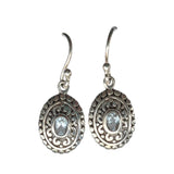 Pacific Peridot  Silver Earrings