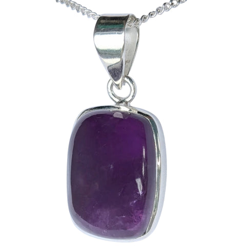 Damaskino Amethyst Silver Pendant and Chain