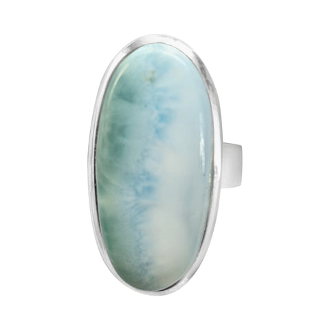 Hailang Larimar Silver Ring