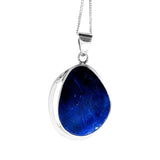 Zori Lapis Lazuli Silver Pendant and Chain