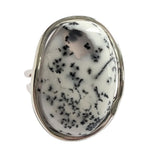 Gaius Merlinite Silver Ring