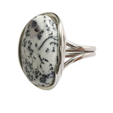 Gaius Merlinite Silver Ring