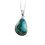 Acacia Azuremalachite Pendant and Chain