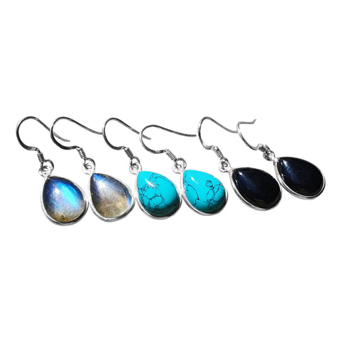 Droplet  Cabochon  Earrings