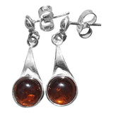 Circum Gemstone Silver Earrings