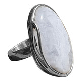 Blue Lace Agate Wave Ring