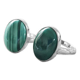 Classic Malachite Silver Ring