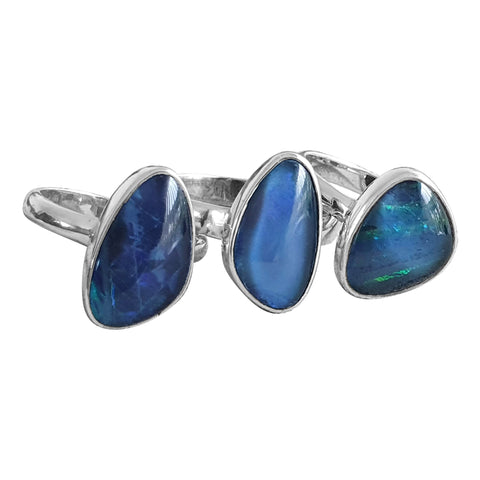 Ellipse Opal Rings