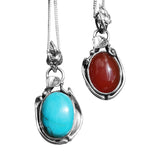 Carnelian Foliage Pendant