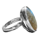 Dark Labradorite Ring