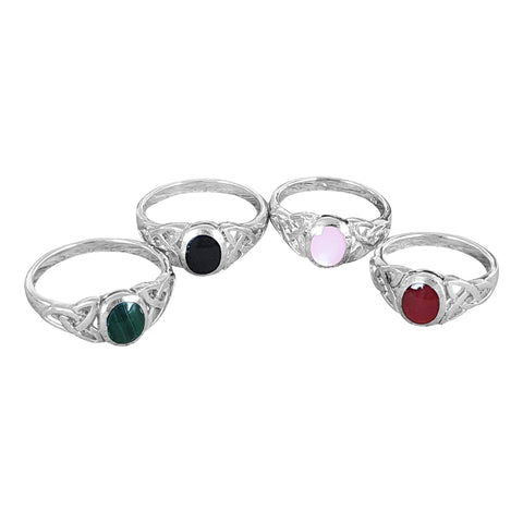 Celtic Silver Stacking Ring