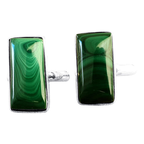 Rectangular Malachite Ring