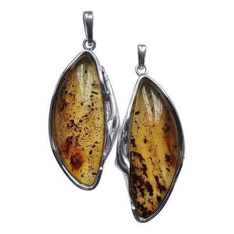 Woodland Amber Pendants