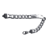 Solid Silver ID Bracelet