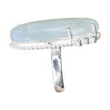 Celestial Moonstone Silver Ring