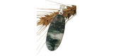Musco Moss Agate Silver Pendant and Chain