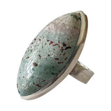 Tsuki Sakora Jasper Silver Ring