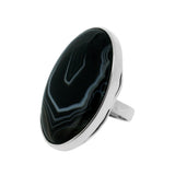 Black Onyx Orbit Ring