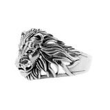 Lion Head Silver Tsavo Ring