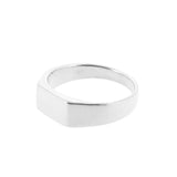 Sterling silver signet ring