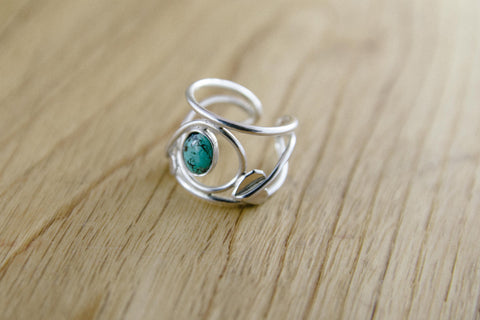 Silver Vine Ring